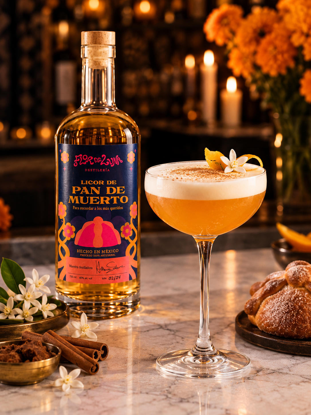 LICOR PAN DE MUERTO FLOR DE LUNA   750 ML