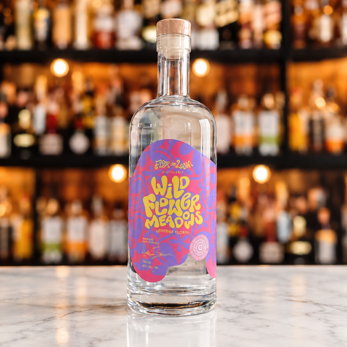 GINEBRA WILD FLOWER MEADOWS FLOR DE LUNA 750 ML