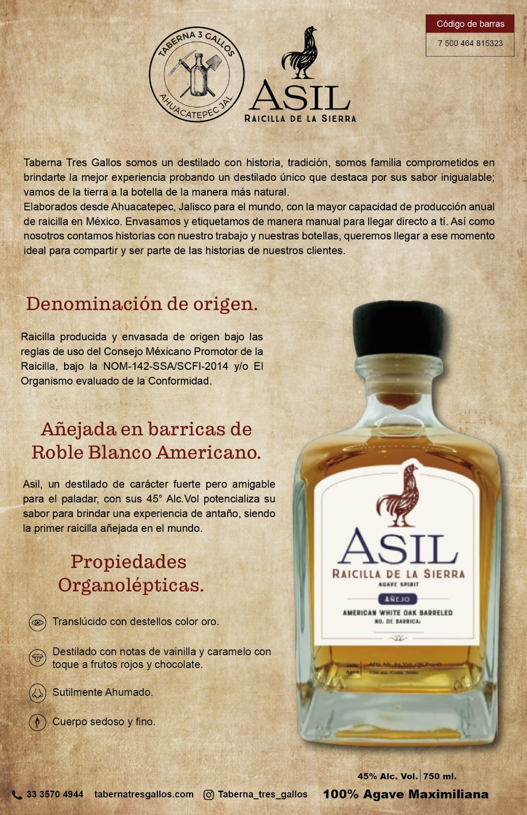 RAICILLA ASIL 750ML™