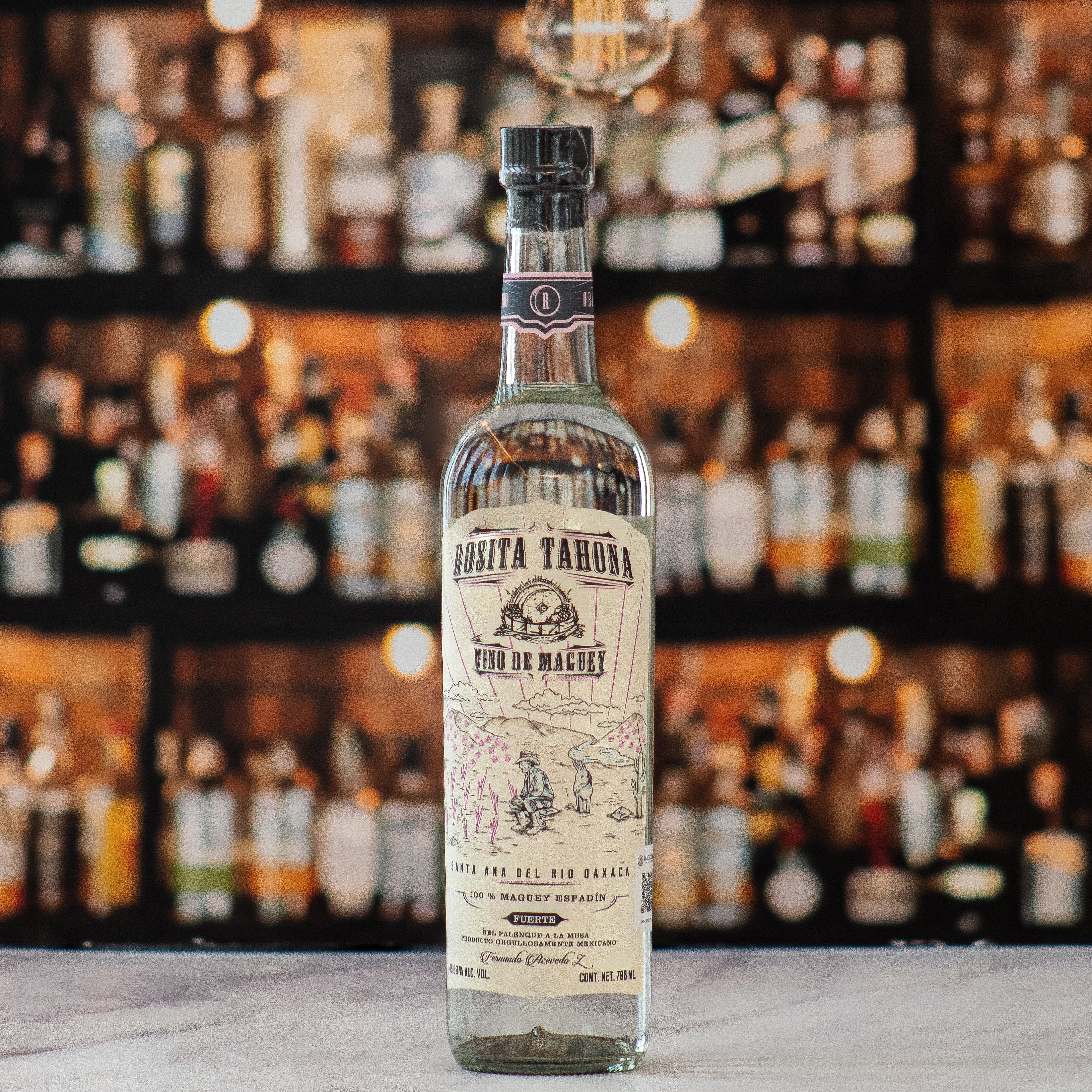 VINO DE MAGUEY ROSITA TAHONA FUERTE 700 ML™
